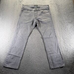 Esprit Jeans Mens 34x29 Gray Cotton Denim Straight Light Wash Outdoor Workwear